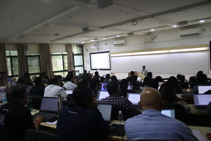 The full room, engaged start to finish