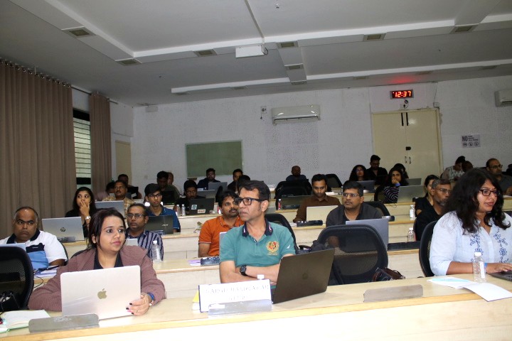 Day 1 - the room settling in, laptops open and ready